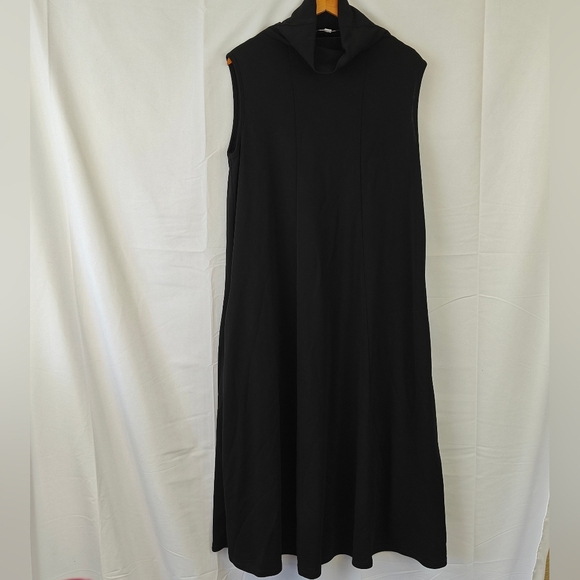 Max Mara Leisure Fantino Midi Knee Length Turtleneck Sleeveless Dress Size Large - Picture 6 of 14